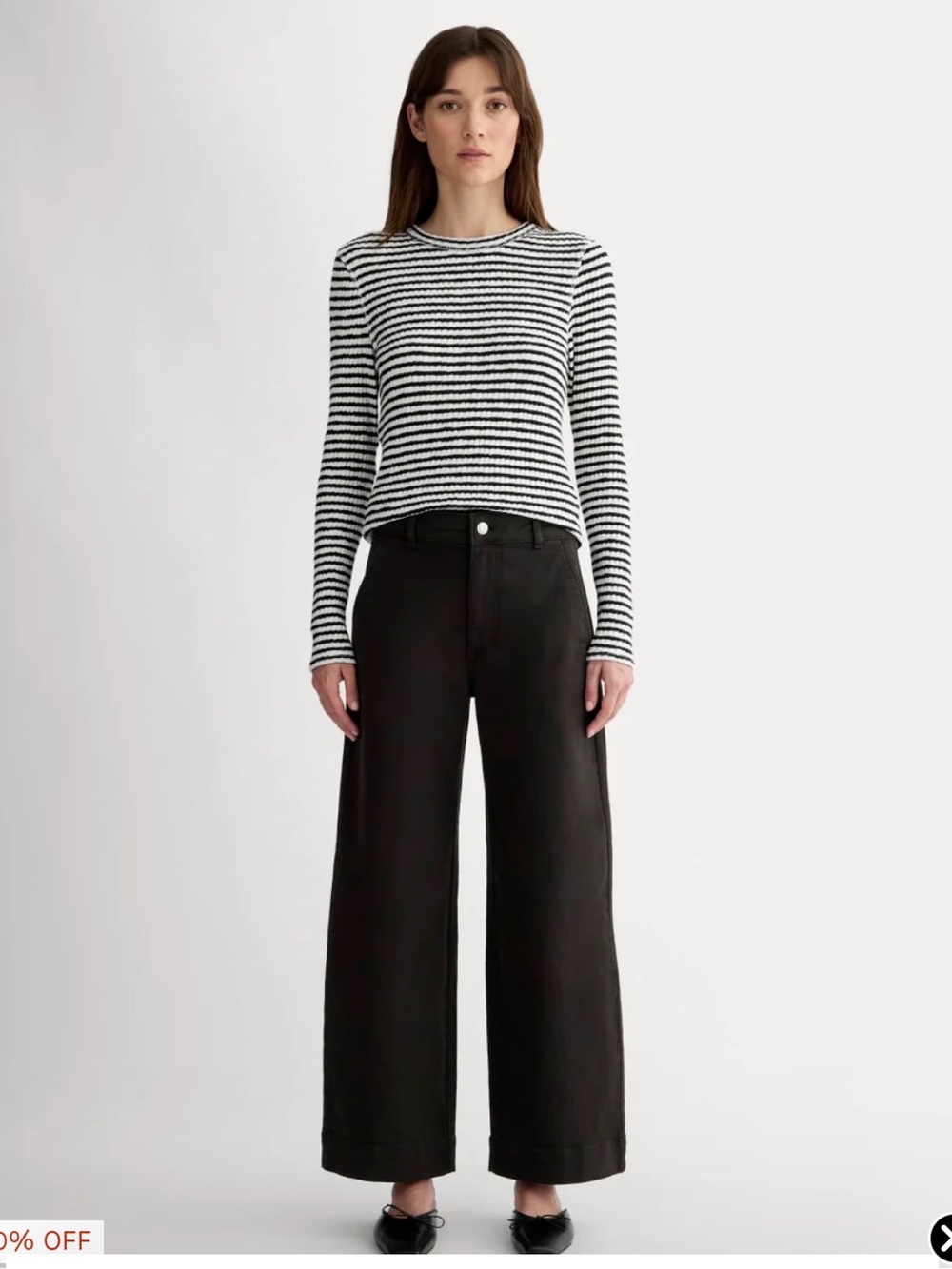 Everlane Black Wide-Leg Jeans